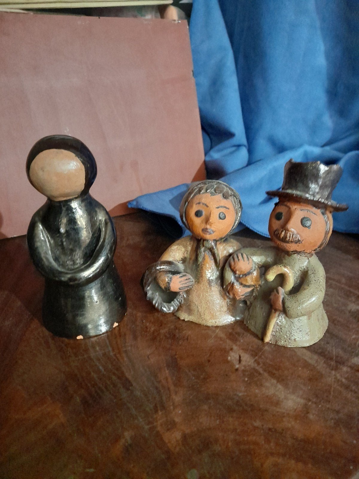 2 statues du céramiste Gy Kamaras Kata (Hongrois), Enlèvement ou Envoi, Utilisé, Humain