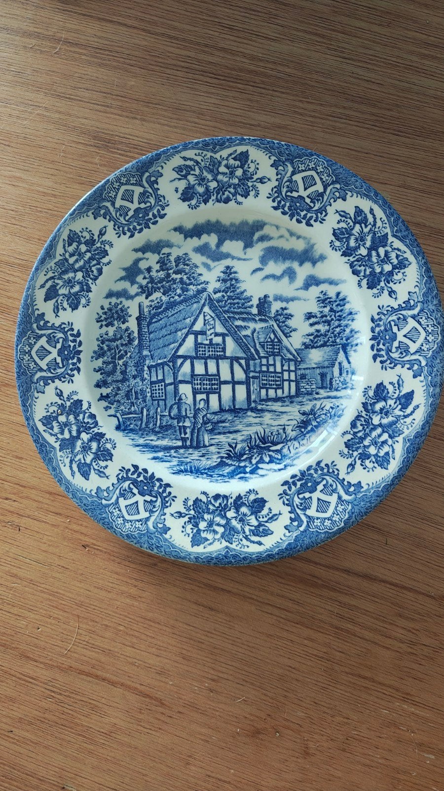 6x Antiek borden uit Engeland, Antiek en Kunst, Ophalen of Verzenden