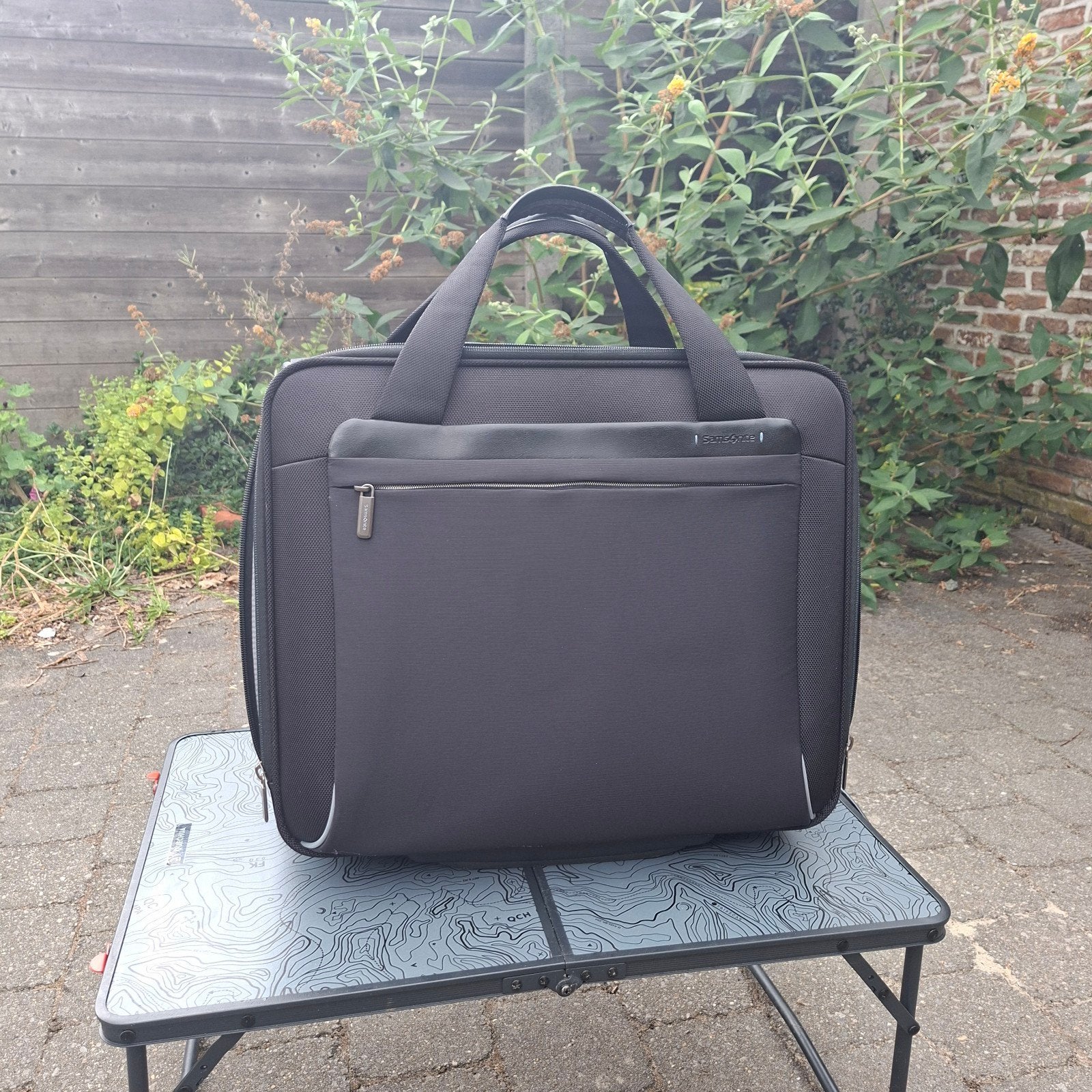 Samsonite Spectrolite rolling tote 17.3 inch, Ophalen of Verzenden, Zo goed als nieuw, Zwart, Wieltjes
