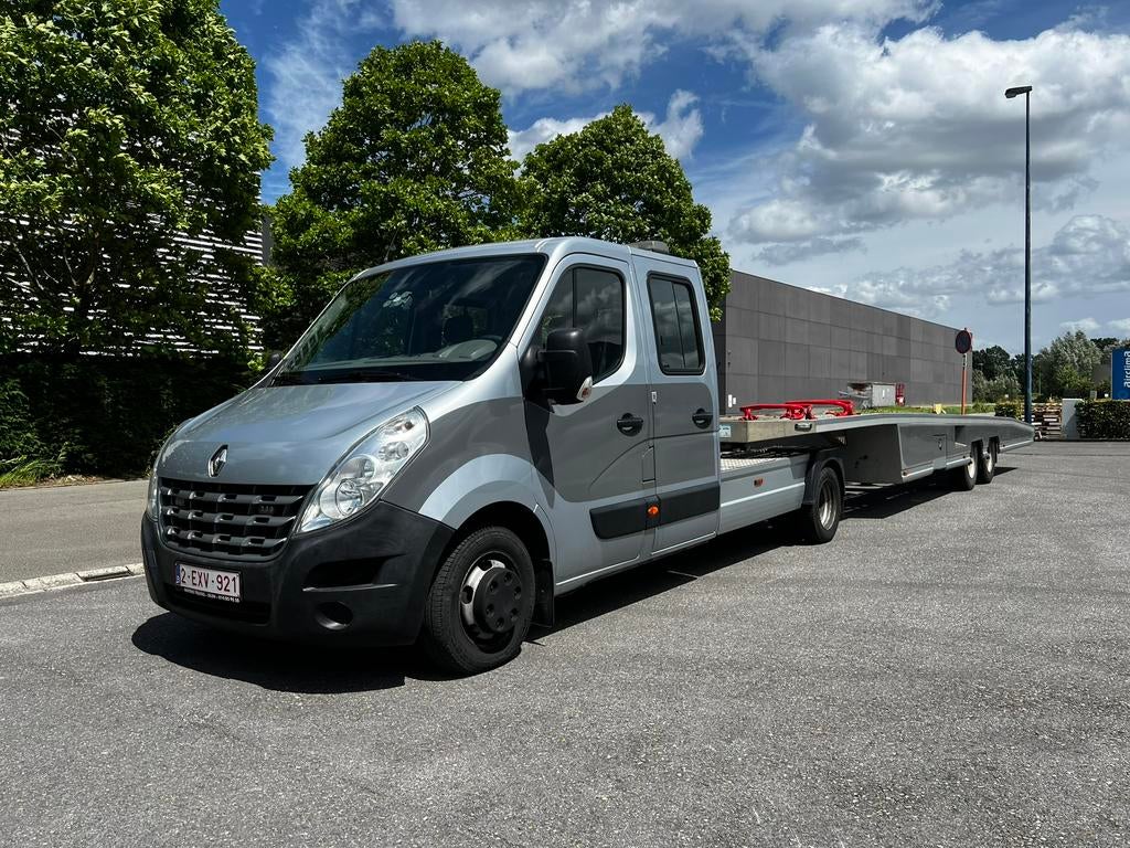 Renault Mastrek / Noyens / Autotransporter / Takelwagen /, Autos, Camionnettes & Utilitaires, Achat, Entreprise, 7 places, Entretenue par le concessionnaire