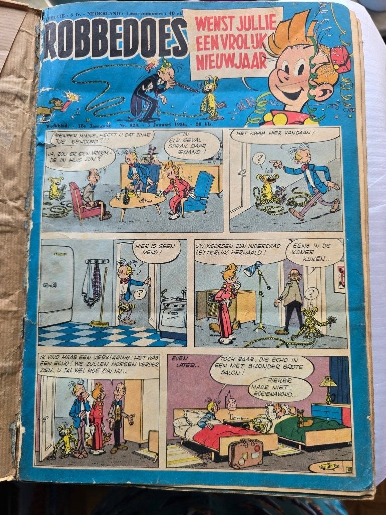 Robbedoes Weekblad 1956, Boeken, Ophalen, Gelezen