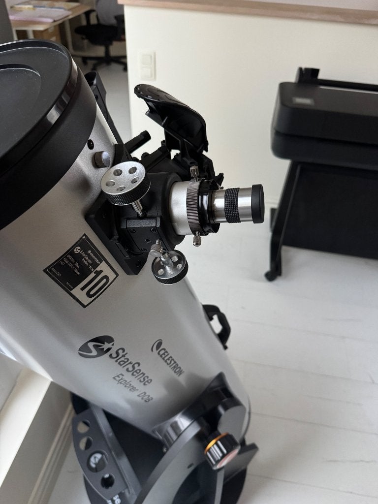 Celestron dobsonian telescoop, Audio, Tv en Foto, Ophalen, 200 mm of meer, Met statief, Spiegeltelescoop (reflector)