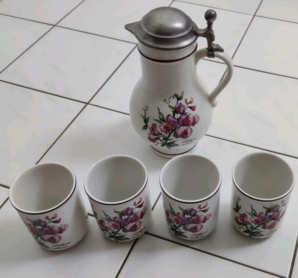 Cafetière et tasses Villeroy et Boch Botanica, Antiquités & Art, Antiquités | Services (vaisselle) pièces, Enlèvement