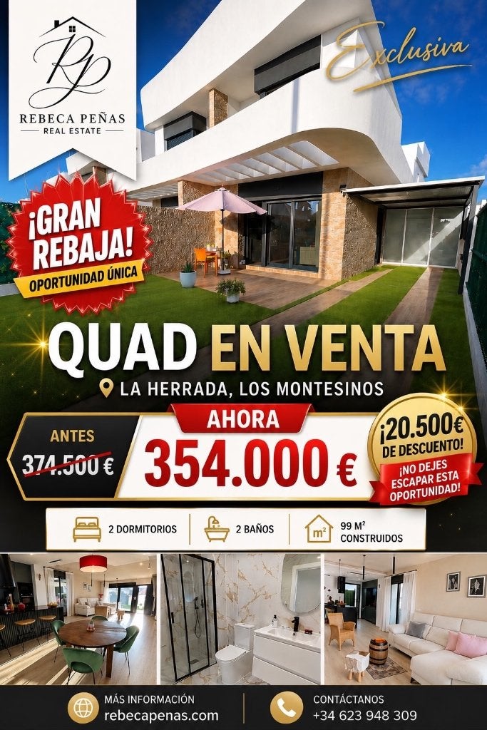 Prachtige villa te koop in Los Montesinos, Dorp, Spanje, Woonhuis, 99 m²