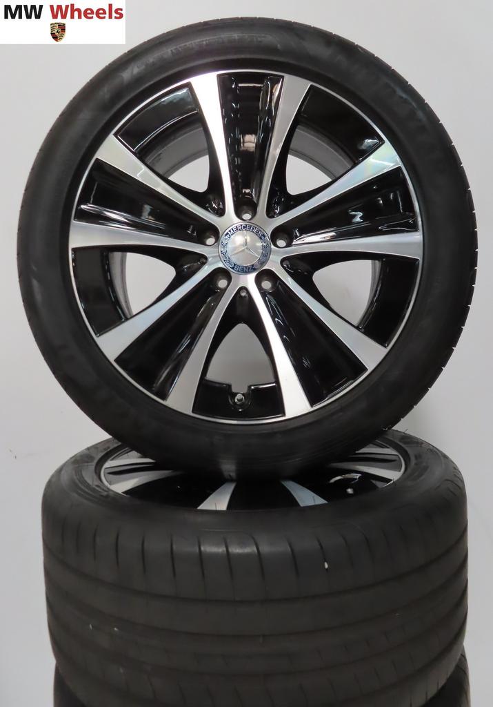 Mercedes E klasse W213 C238 18 inch velgen met zomerbanden, 18 inch, Gebruikt, -, -