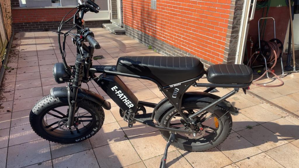 Fatbike, Fietsen en Brommers, Elektrische fietsen, Gebruikt, Overige merken, 47 tot 51 cm, 30 tot 50 km per accu, Ophalen