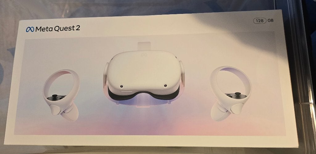 Luxe Meta Quest2Set 128GB Incl.Elite Strap,Batterij,Fit Pack, Ophalen, Zo goed als nieuw, VR-bril, Overige platformen