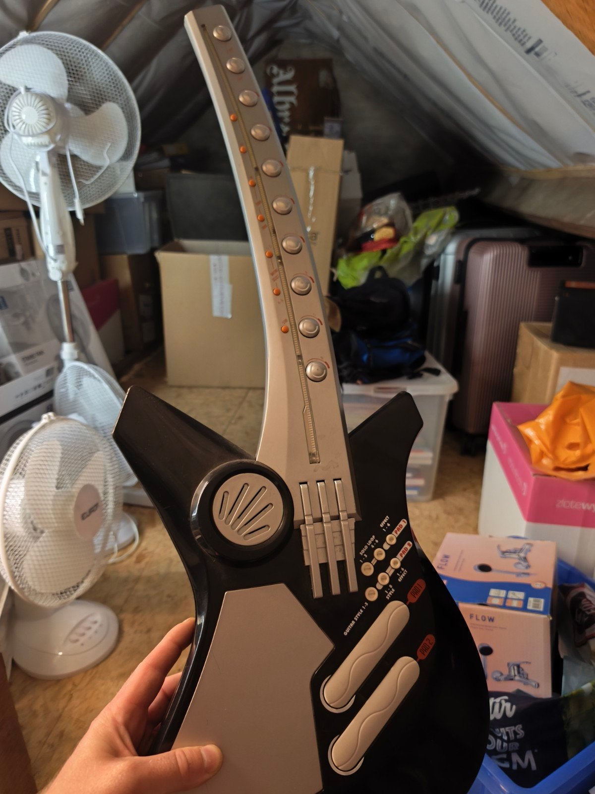 speelgoed gitaar, Ophalen, Gebruikt, Met geluid