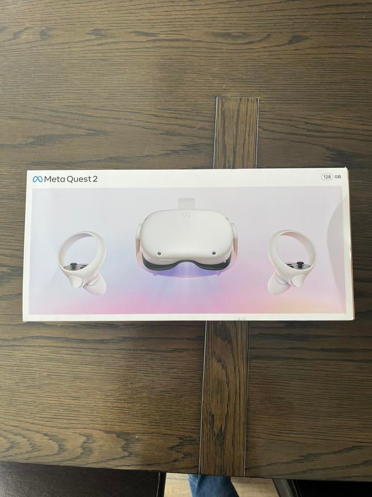 Meta quest 2 (128gb), Ophalen of Verzenden, Zo goed als nieuw, VR-bril, Pc