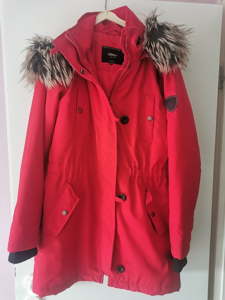 Manteau only, Vêtements | Femmes, Rouge, Taille 38/40 (M), Only, Comme neuf