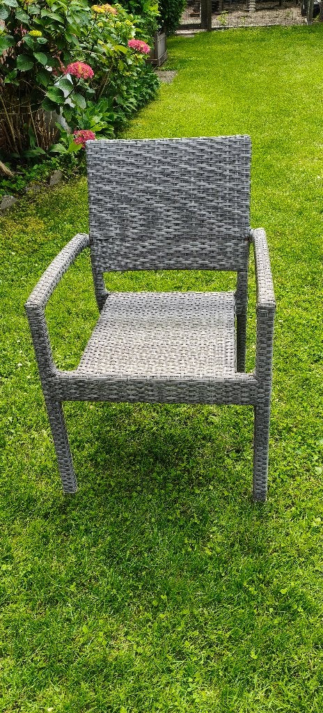 tuinstoelen 10 stuks, Ophalen, Gebruikt, Kunststof, Stapelbaar