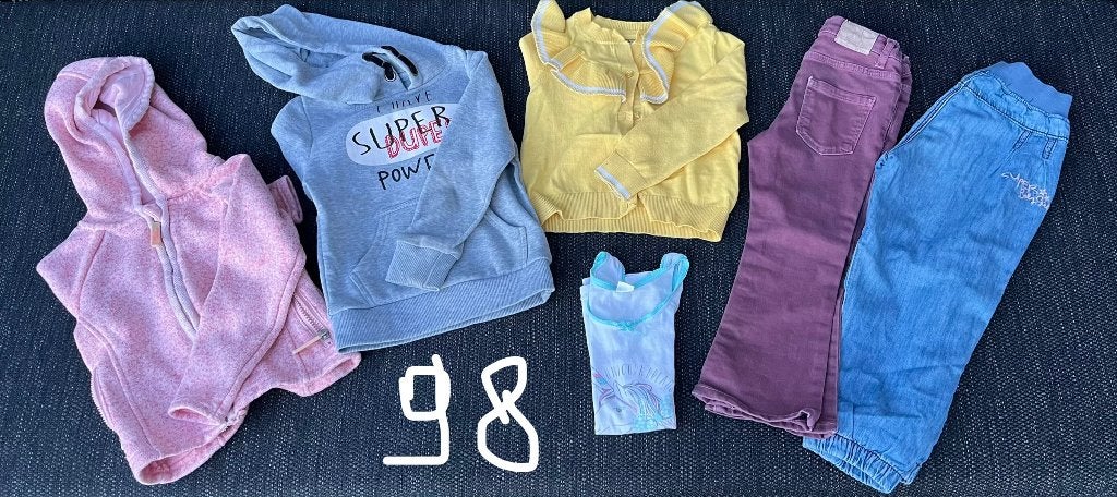 Pakket meisjeskleren maat 98 (17 stuks), Kinderen en Baby's, Ophalen, Maat 110