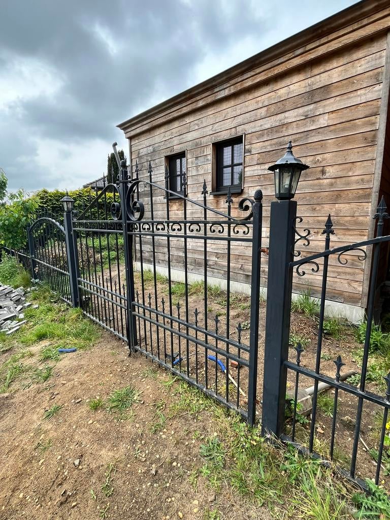 Poort hekwerk, Tuin en Terras, Ophalen, Met poort, Gebruikt, Sierhekwerk