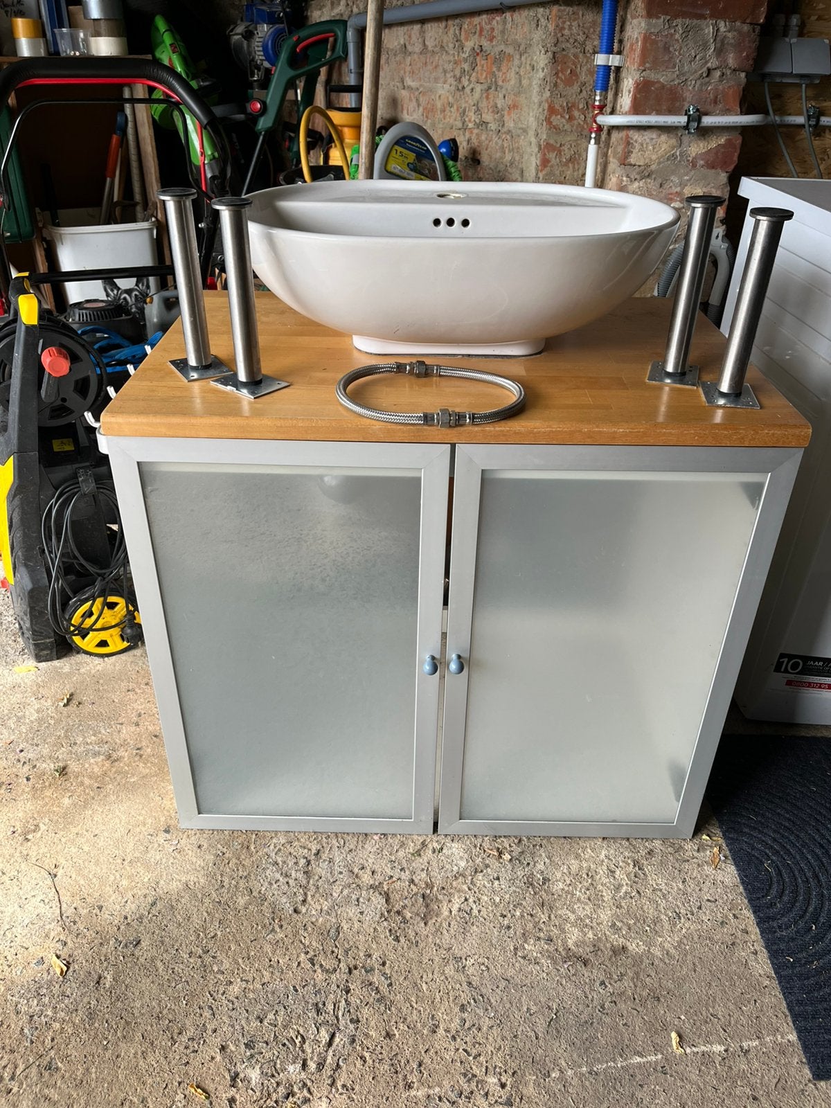 Meuble de salle de bain et vasque, Maison & Meubles, 25 à 50 cm, Meuble lavabo, Enlèvement, Utilisé