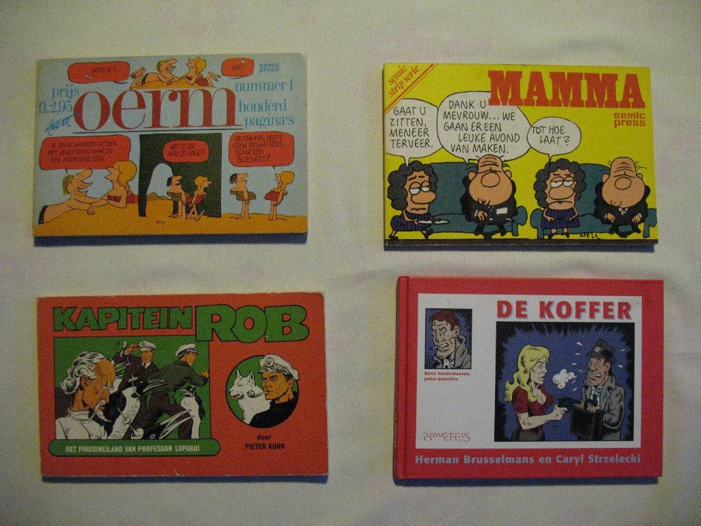 Oblong strips, 4 stuks 1x HC, Meerdere stripboeken, Ophalen of Verzenden, Zo goed als nieuw