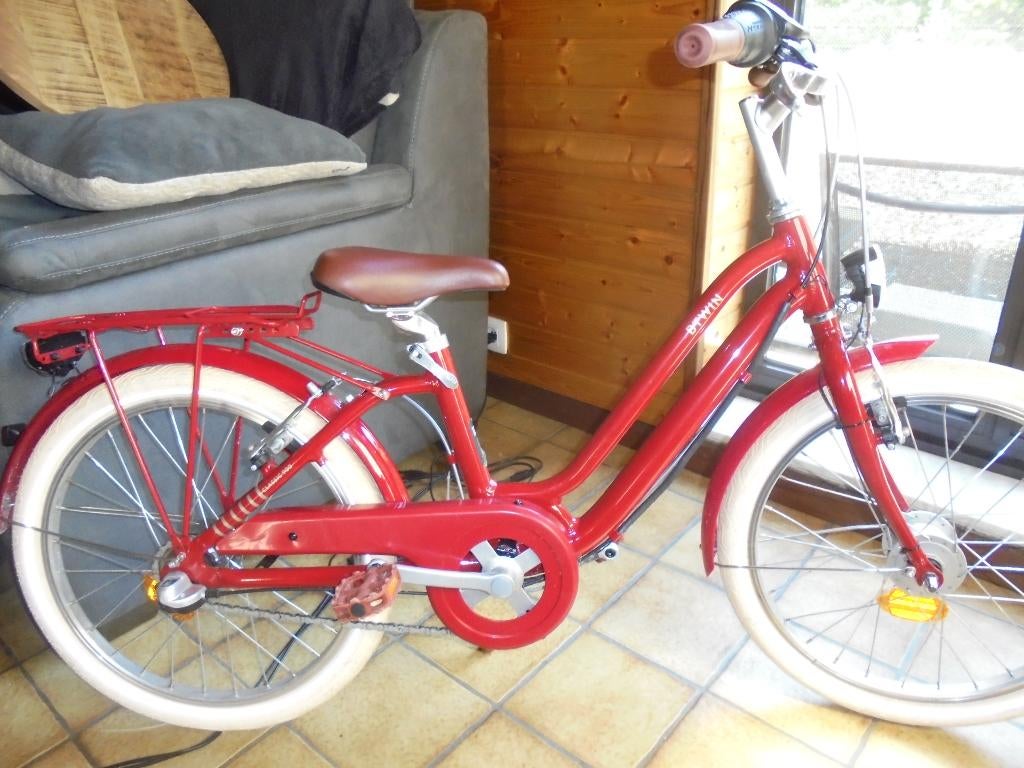 meisjesfiets 20 inch in zeer goede staat, Enlèvement, Comme neuf, 20 pouces ou plus, Elops ( Decathlon )