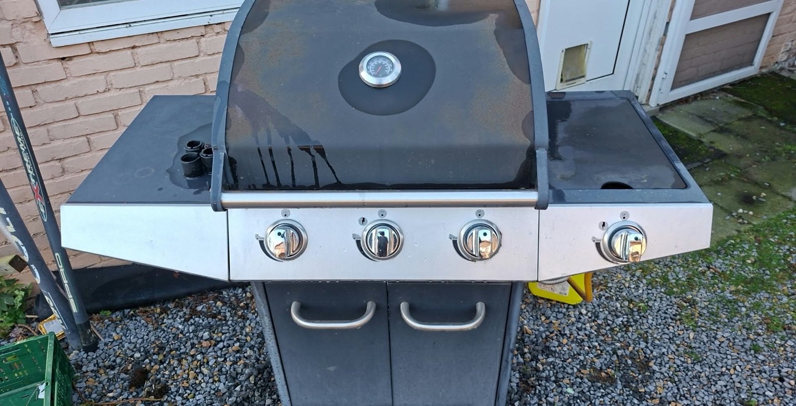 Gas Barbecue, Enlèvement, Utilisé