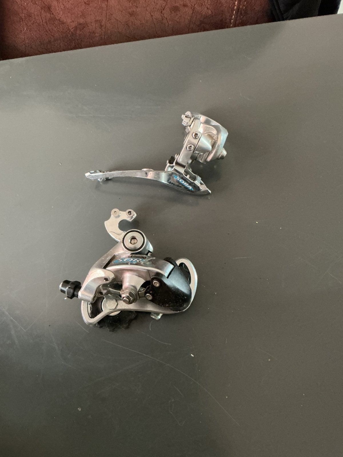Voor en achter versnelling shimano sora, Ophalen of Verzenden, Zo goed als nieuw, Overige merken