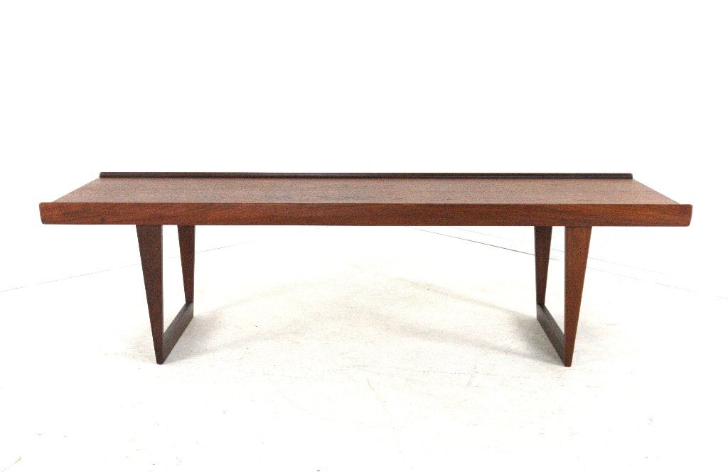 Peter Lovig Nielsen salontafel vintage Deens teak, Minder dan 50 cm, 100 tot 150 cm, Teakhout, Scandinavisch