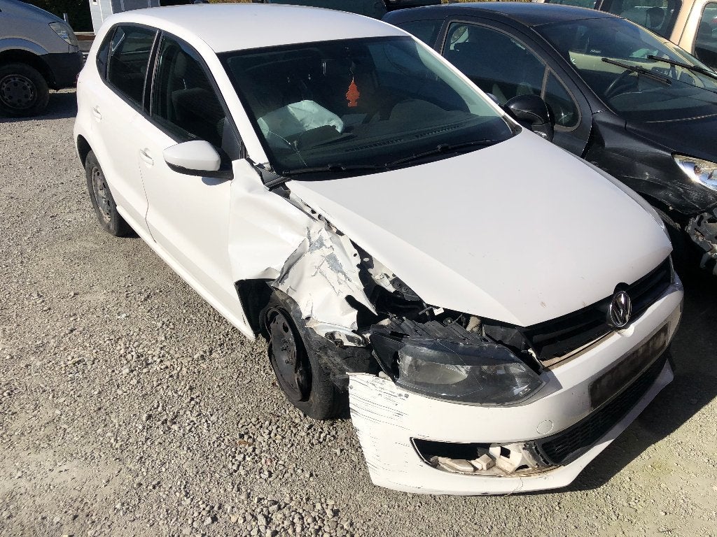 vw polo ongeval, Auto's, Voorwielaandrijving, Euro 5, Stof, Wit