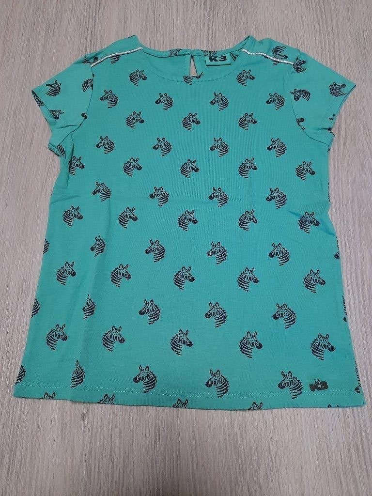 Groen T-shirt K3 140, Meisje, K3, Ophalen of Verzenden, Zo goed als nieuw