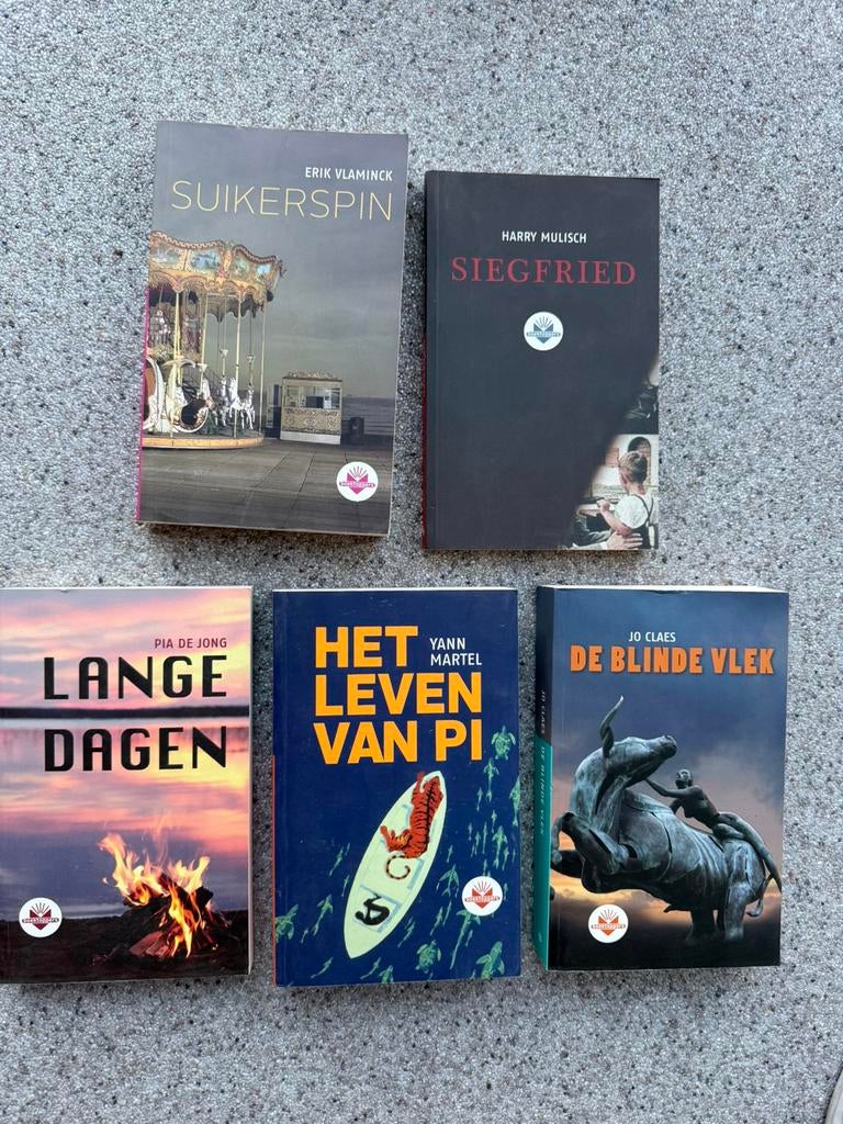 5 Leesboeken voor leeftijd 16+, Ophalen of Verzenden, Gelezen