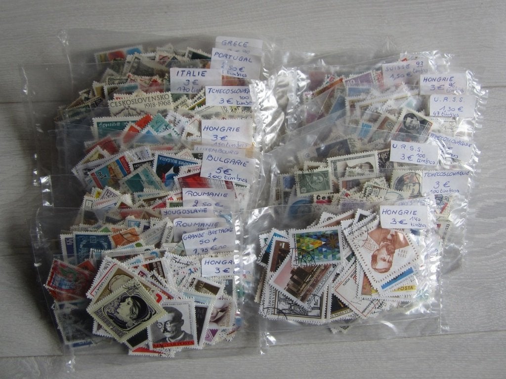 Timbres d'Europe - voir les photos, Timbres & Monnaies, Enlèvement ou Envoi, Affranchi