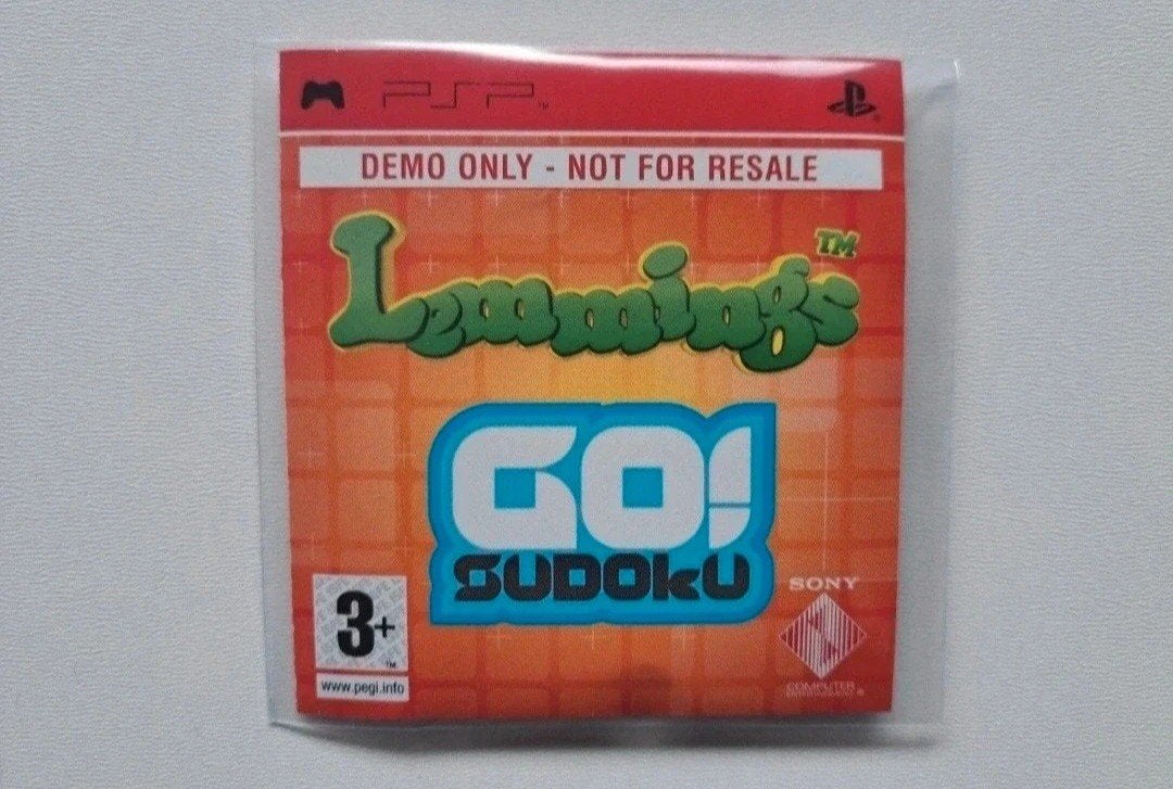 Demo UMD Lemmings et Go! Sudoku (Sony PSP PAL), Enlèvement, PSP