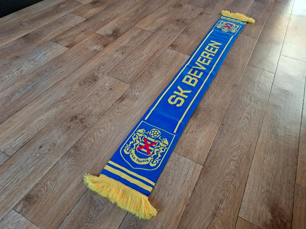 SK Beveren blauwe sjaal, Verzamelen, Sportartikelen en Voetbal, Nieuw, Vaantje of Sjaal, Ophalen of Verzenden