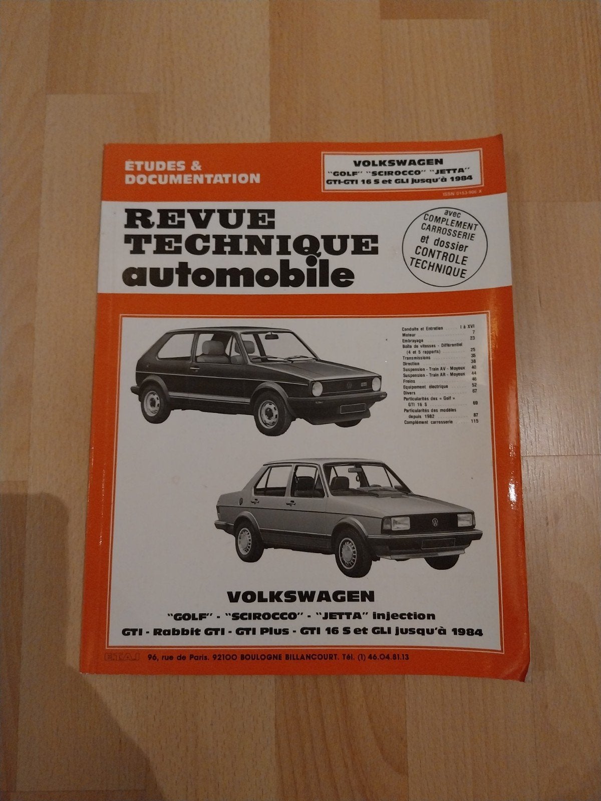 RTA VW Golf 1 GTI, Enlèvement ou Envoi
