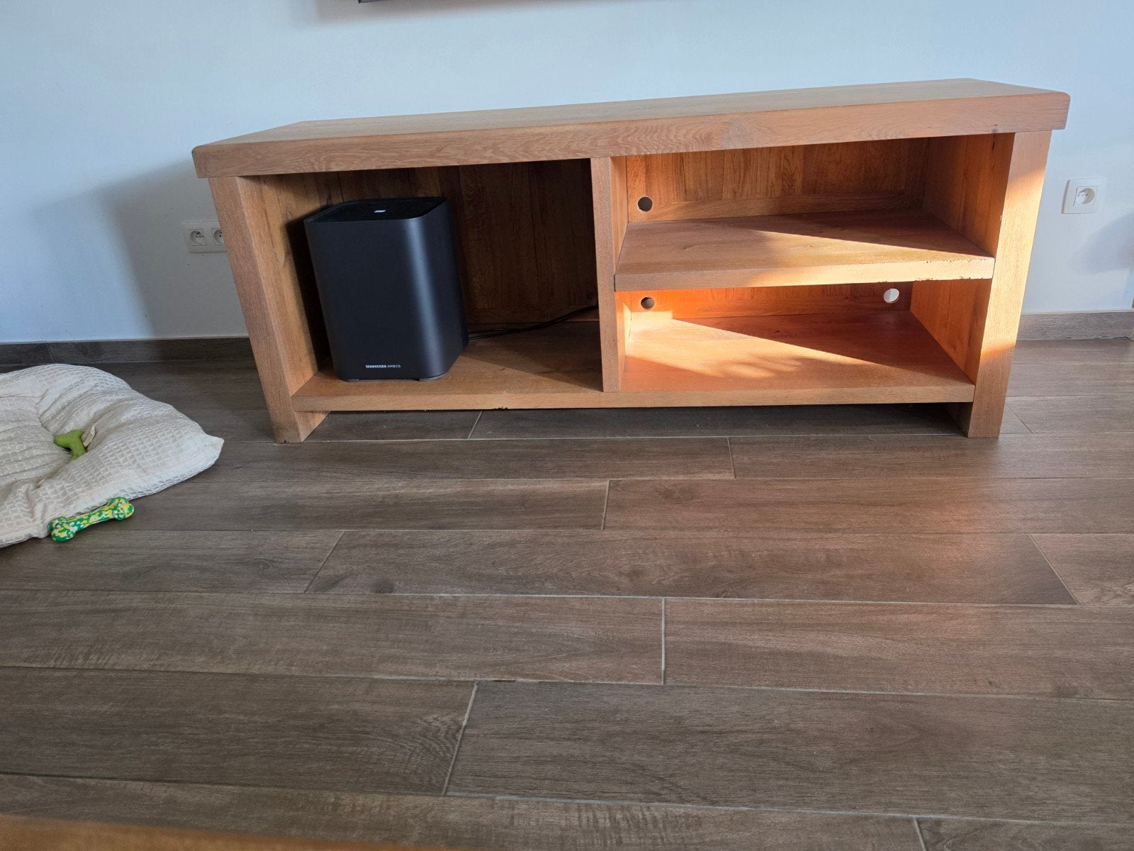 Meuble tv chêne fait main, Enlèvement, Chêne