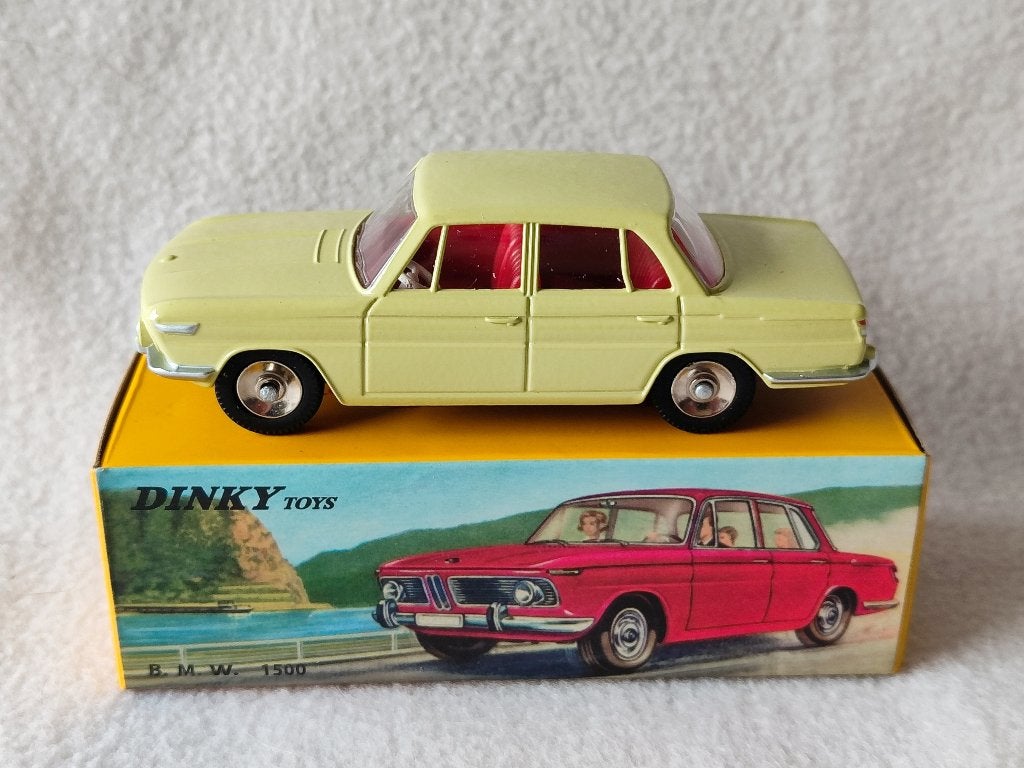 Dinky Atlas _ BMW 1500 _ ref. 534 (beige-vert pâle)., Enlèvement ou Envoi, Comme neuf, Voiture, Dinky Toys