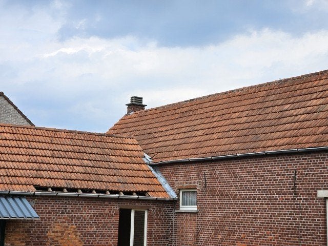 Dakpannen Terca, Ophalen, Gebruikt, Steen of Klei, 15 m² of meer