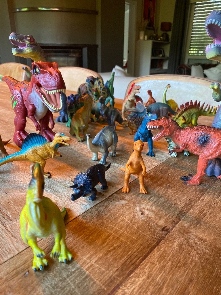 25 dinosaurussen, Ophalen