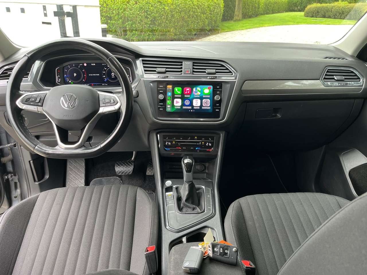 Volkswagen Tiguan Allspace 1.5 TSI Life 7pl. OPF DSG/1eignr, Auto's, 1498 cc, Zwart, 4 cilinders, 0 kg