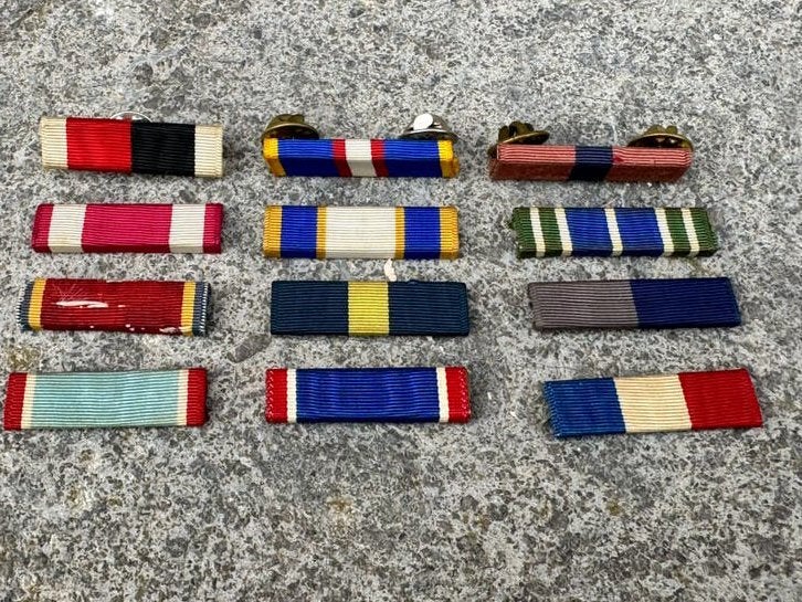 US medaille linten, Verzamelen, Ophalen of Verzenden, Landmacht, Lintje, Medaille of Wings