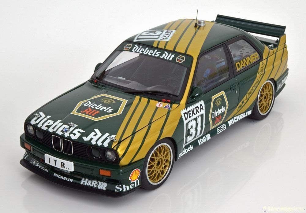 BMW M3 E30 #31 Diebels Alt Danner 1991 AutoArt 1/18 NIEUW, Ophalen of Verzenden, Nieuw, Auto, Autoart