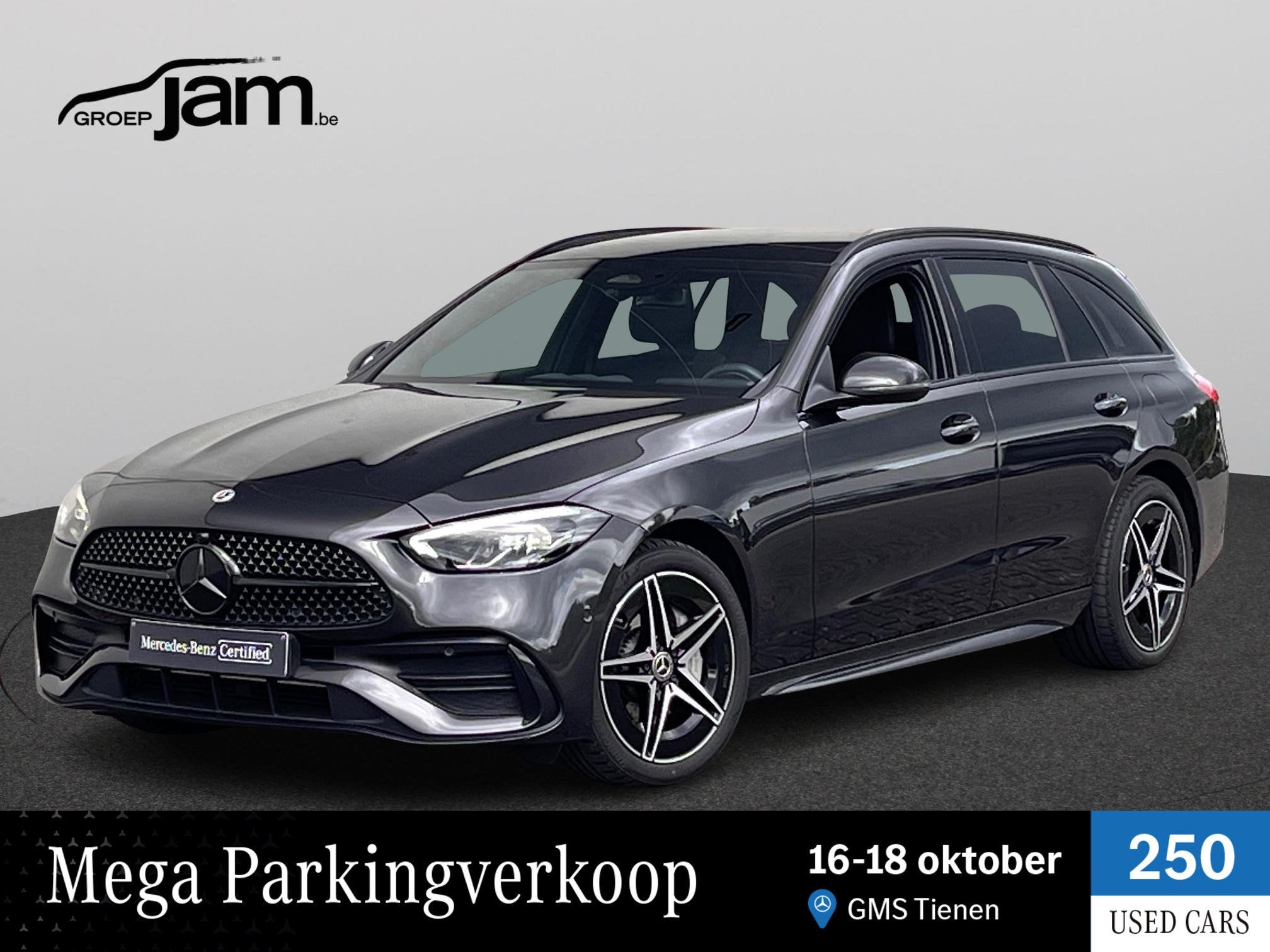 Mercedes-Benz C-Klasse Break 300 e AMG/Pano/Trekhaak, Autos, Réception radio numérique, Argent ou Gris, Euro 6, https://public.car-pass.be/vhr/773cf8ad-31b9-4631-9638-61110ab69075