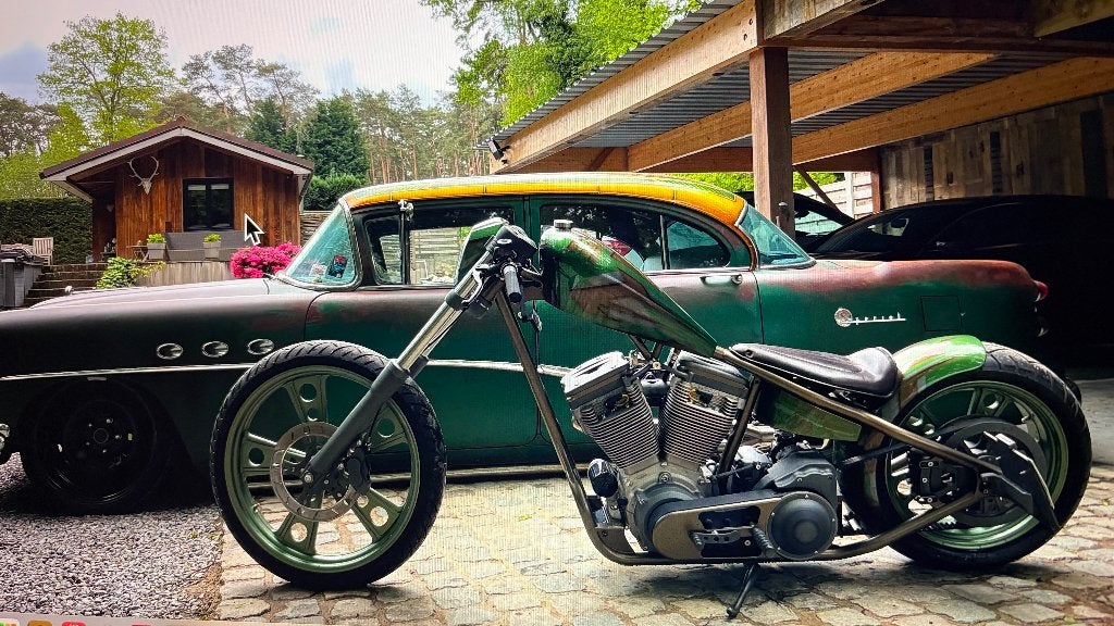 Chopper High Neck Augustin, Motoren, 2 cilinders, Occasion, 1600 cc, Chopper