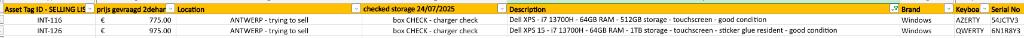 Meerdere (dell) laptops te koop, Enlèvement, Utilisé, SSD, DELL