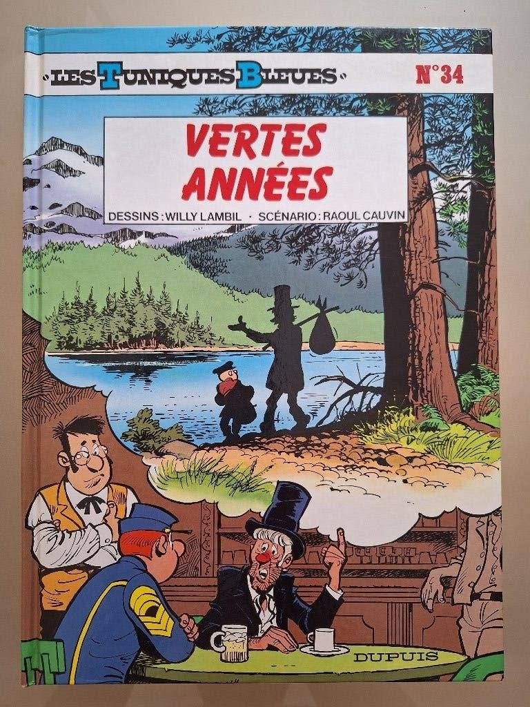 Les Tuniques Bleues T34 EO Vertes années - Lambil, Enlèvement ou Envoi, Comme neuf