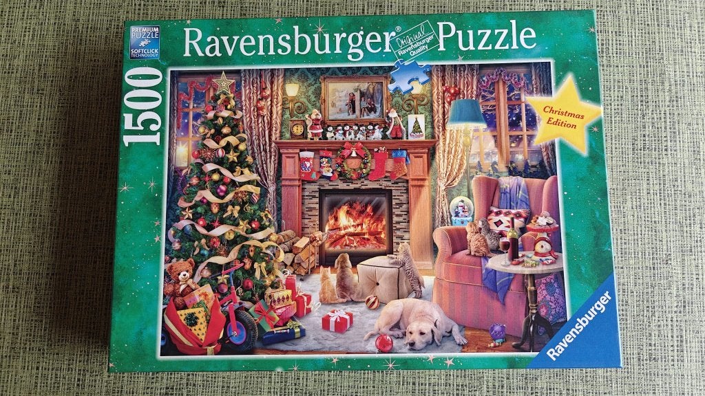 puzzel - Ravensburger - Christmas edition - 1500 stukjes, Hobby en Vrije tijd, Ophalen, 500 t/m 1500 stukjes, Zo goed als nieuw
