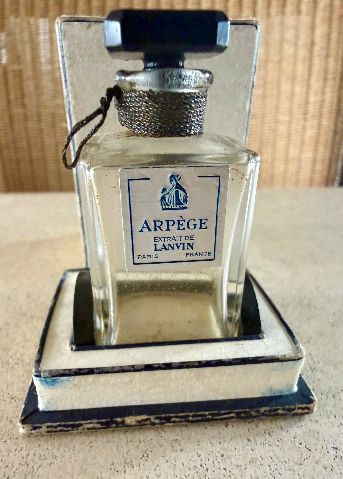 bouteille vintage d'extrait de parfum Lanvin, Enlèvement ou Envoi, Utilisé, Bouteille de parfum