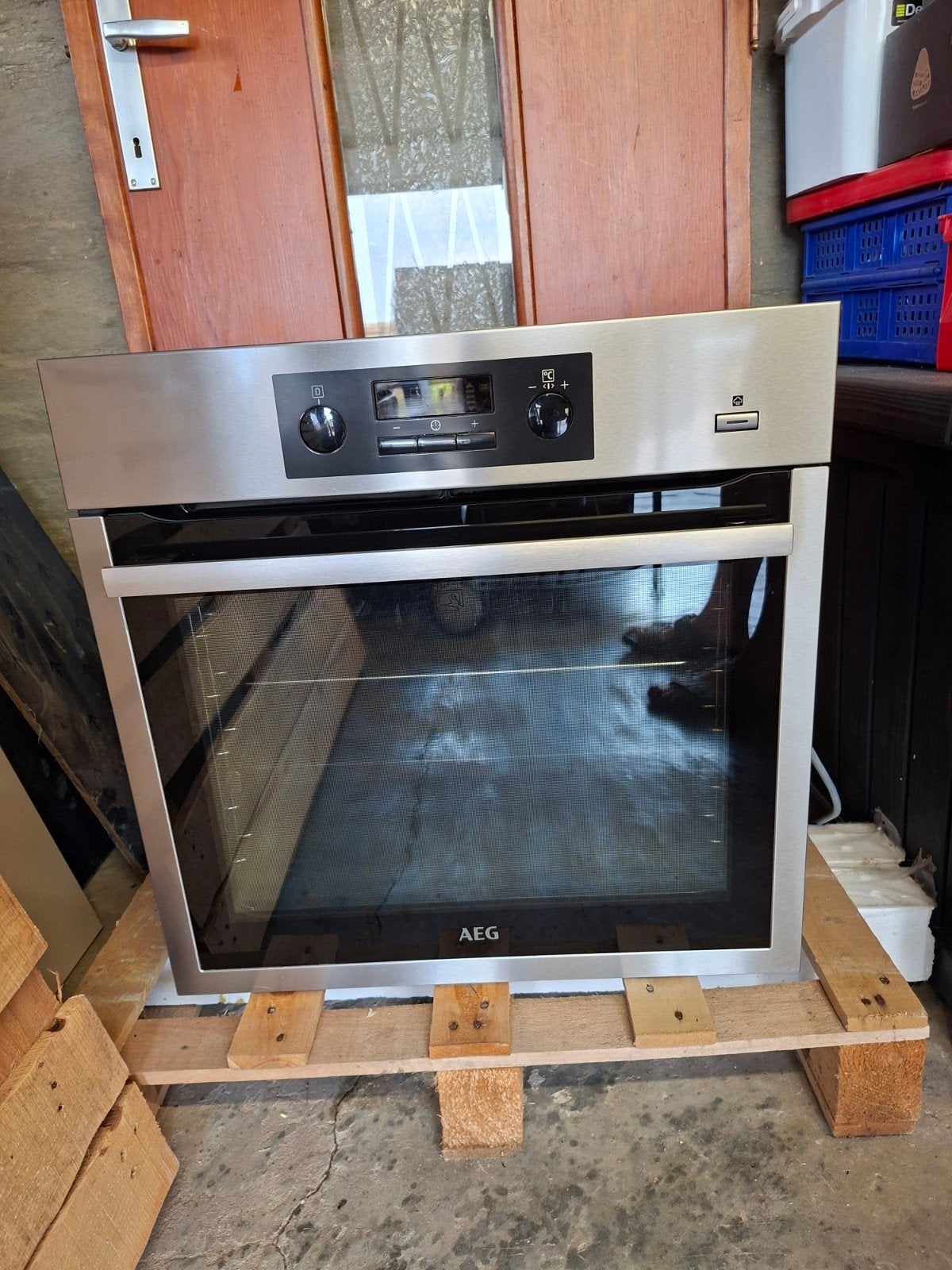 inbouw oven AEG met pyrolyse, Elektronische apparatuur, Ovens, Ophalen, Gebruikt, Hete lucht, Oven