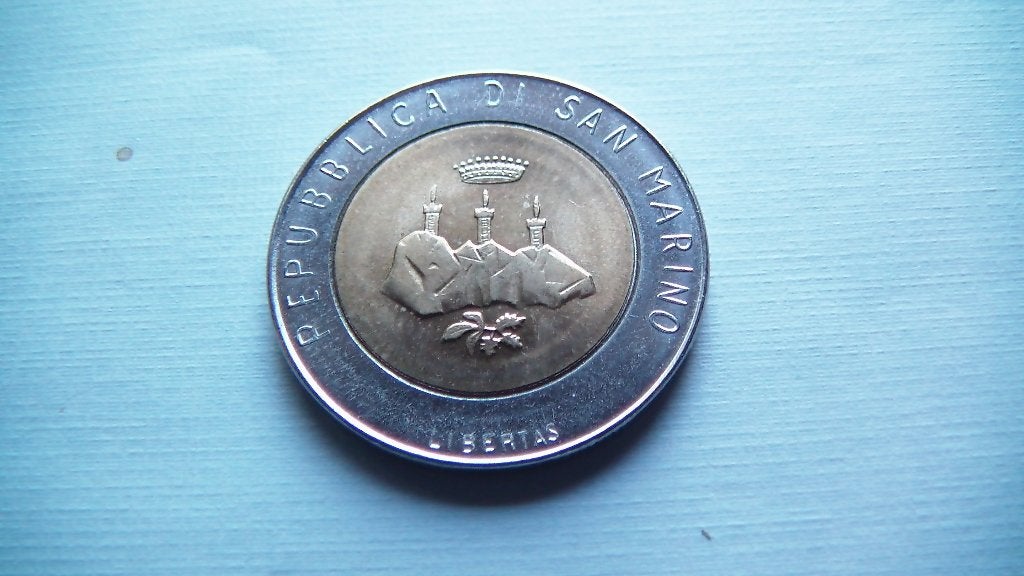 saint marin 500 lire 1986, Enlèvement