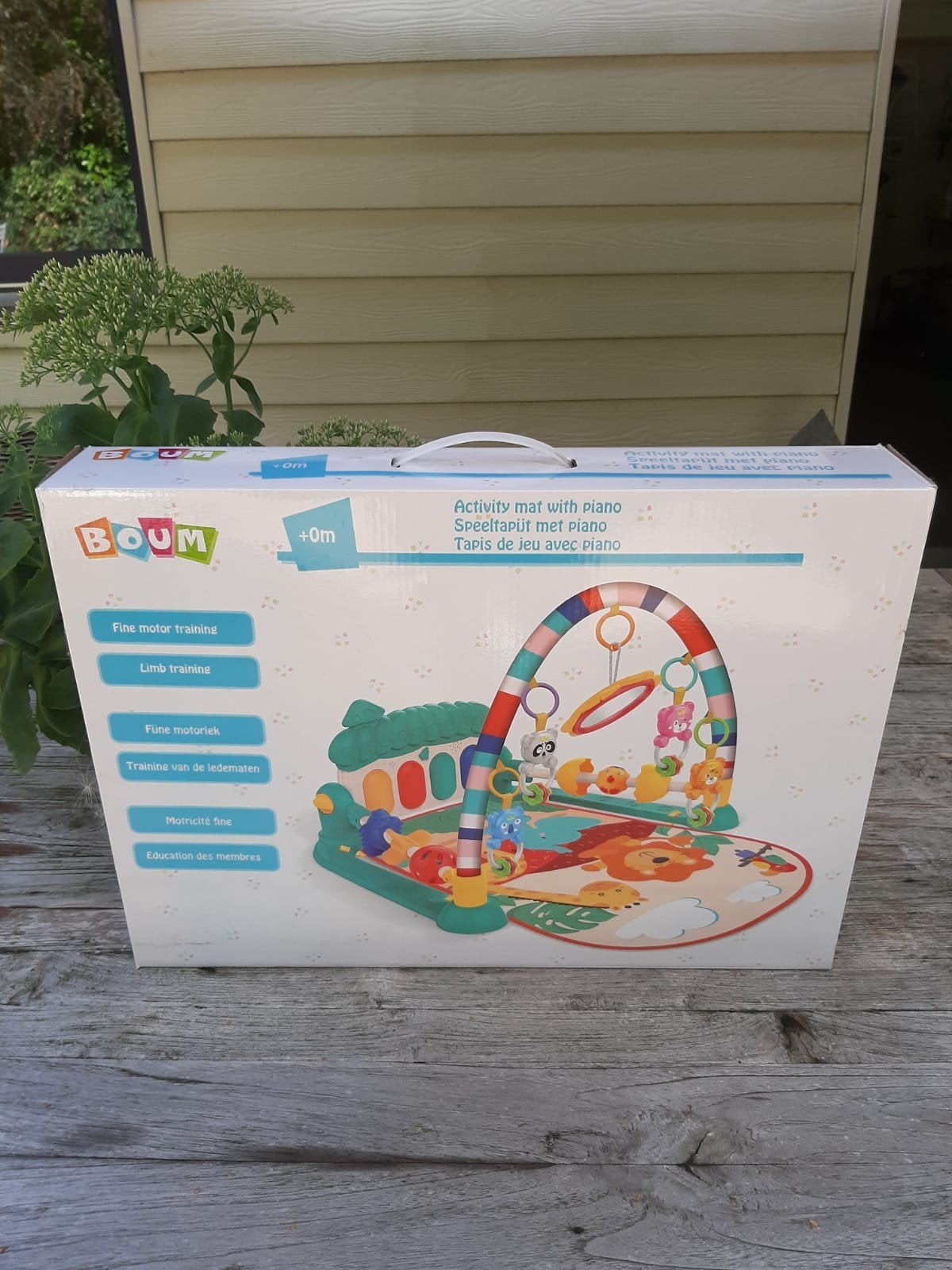 Tapis de jeu BOUM avec piano/baby gym - En très bon état !, Enlèvement, Comme neuf
