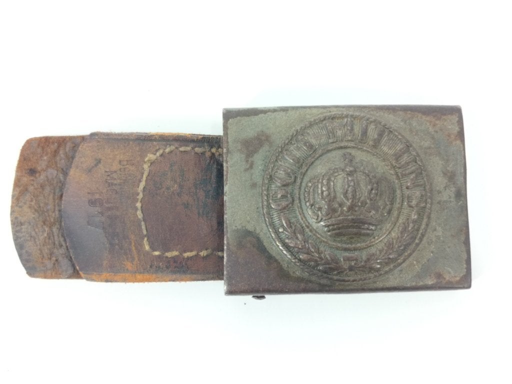 Boucle originale de la Première Guerre mondiale, Prusse 1917, Collections, Enlèvement ou Envoi