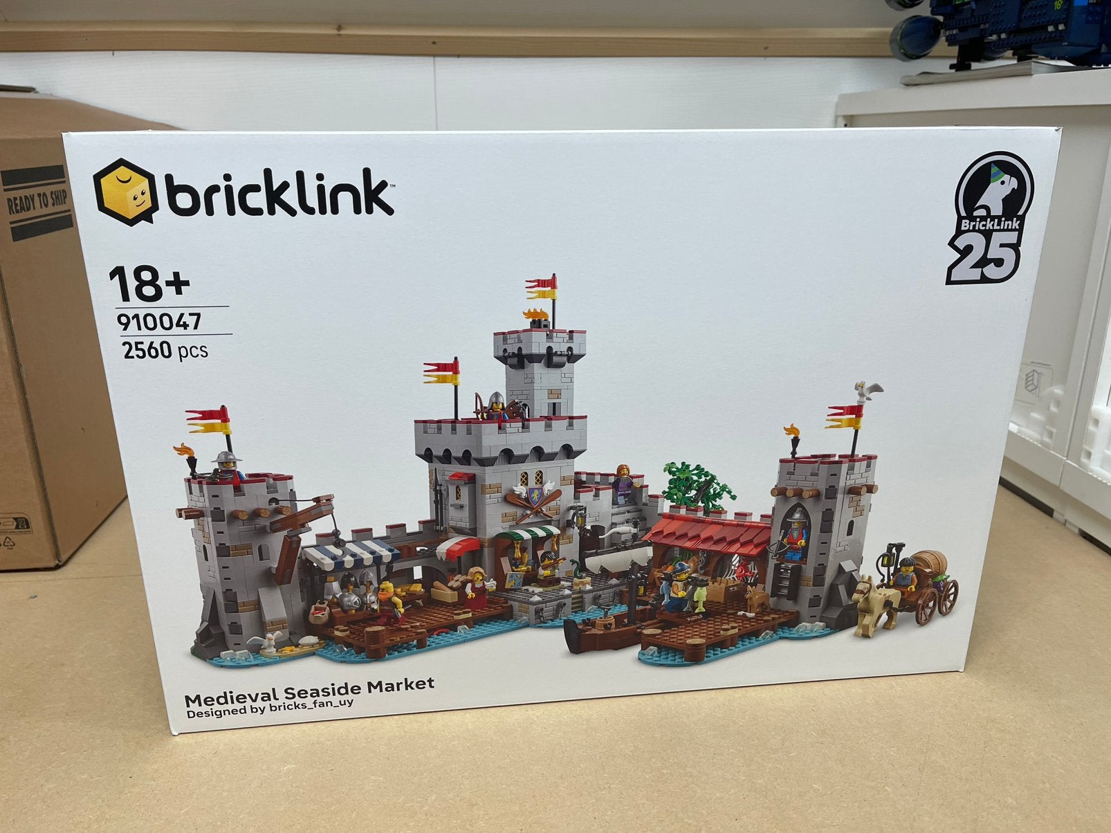 Lego bricklink 910047 Medieval Seaside Market - nieuw, Neuf, Enlèvement ou Envoi, Lego, Ensemble complet