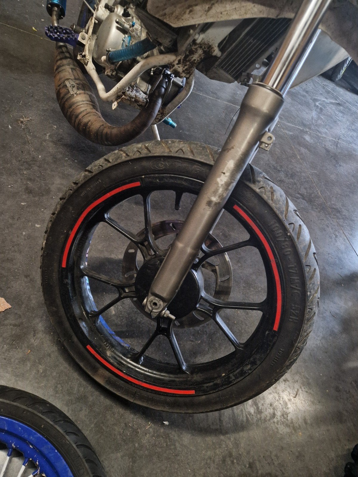 voorwiel brommer rieju sherco beta fantic, Ophalen of Verzenden