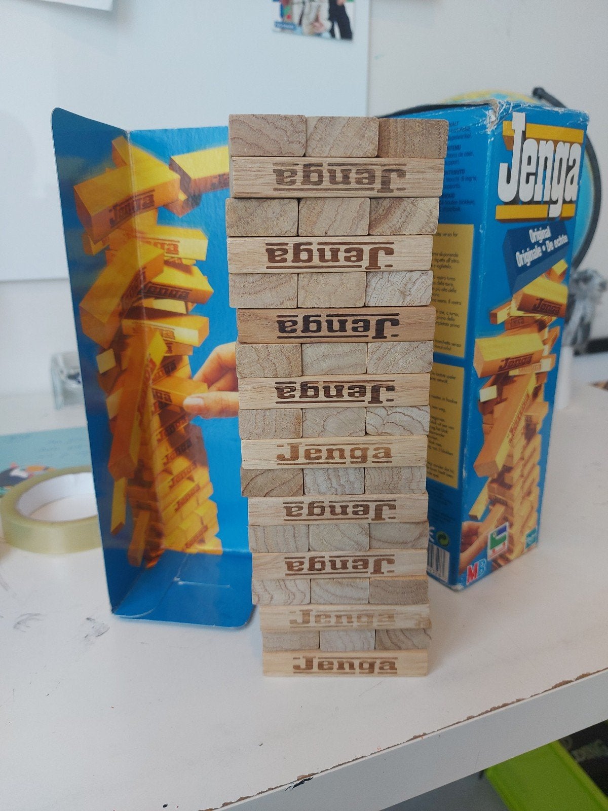 MB Jenga – goede staat, Hobby en Vrije tijd, Ophalen of Verzenden